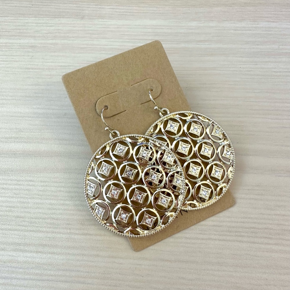 Magnolia Grace - Crystal Weave Earrings